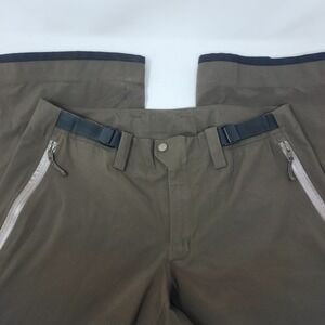 ARCTERYX Stingray Goretex Recco Sz Large Brown Ski Snowboard Waterproof‎ Pants